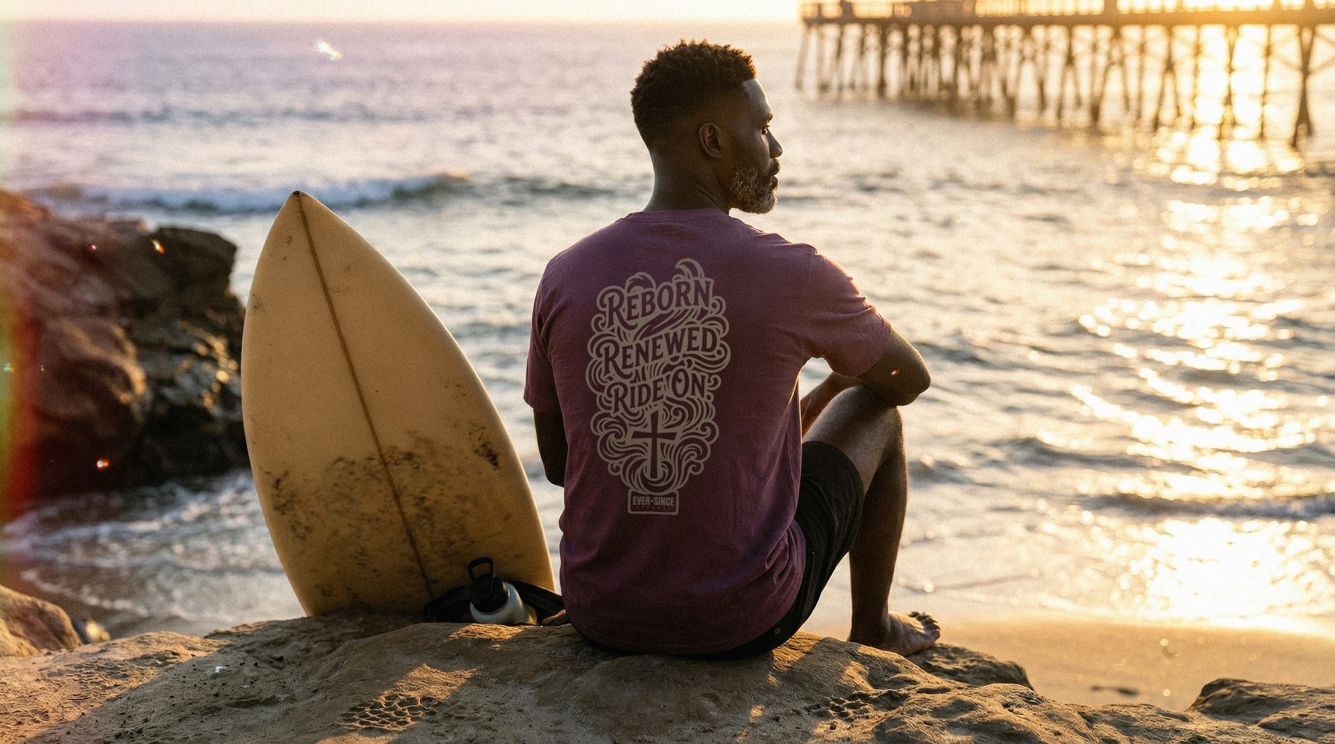 Devon sitting and reflecting — living out the EverSince testimony every day